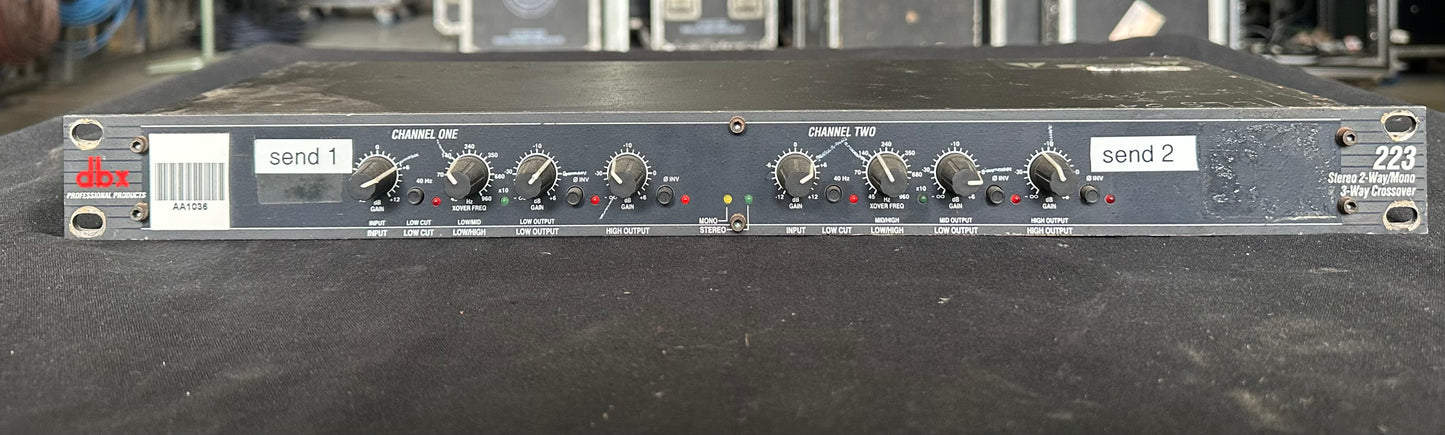 DBX 223 Stereo 2-Way Crossover