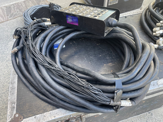 Audio Multicore/ Stage Box 16 way 4 Return 25m