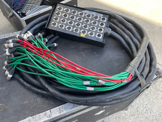 Audio Multicore/ Stage Box 24 way 4 Return 15m