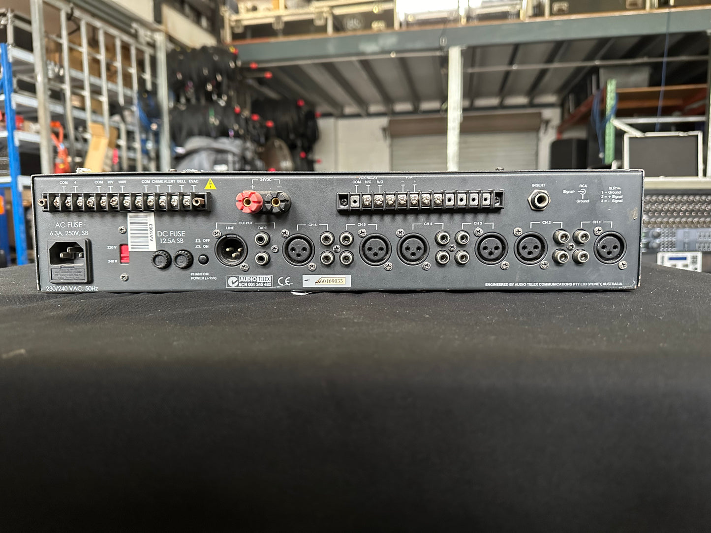Australian Monitor AMIS 250 - 250w 6 Channel Mixer Amplifier